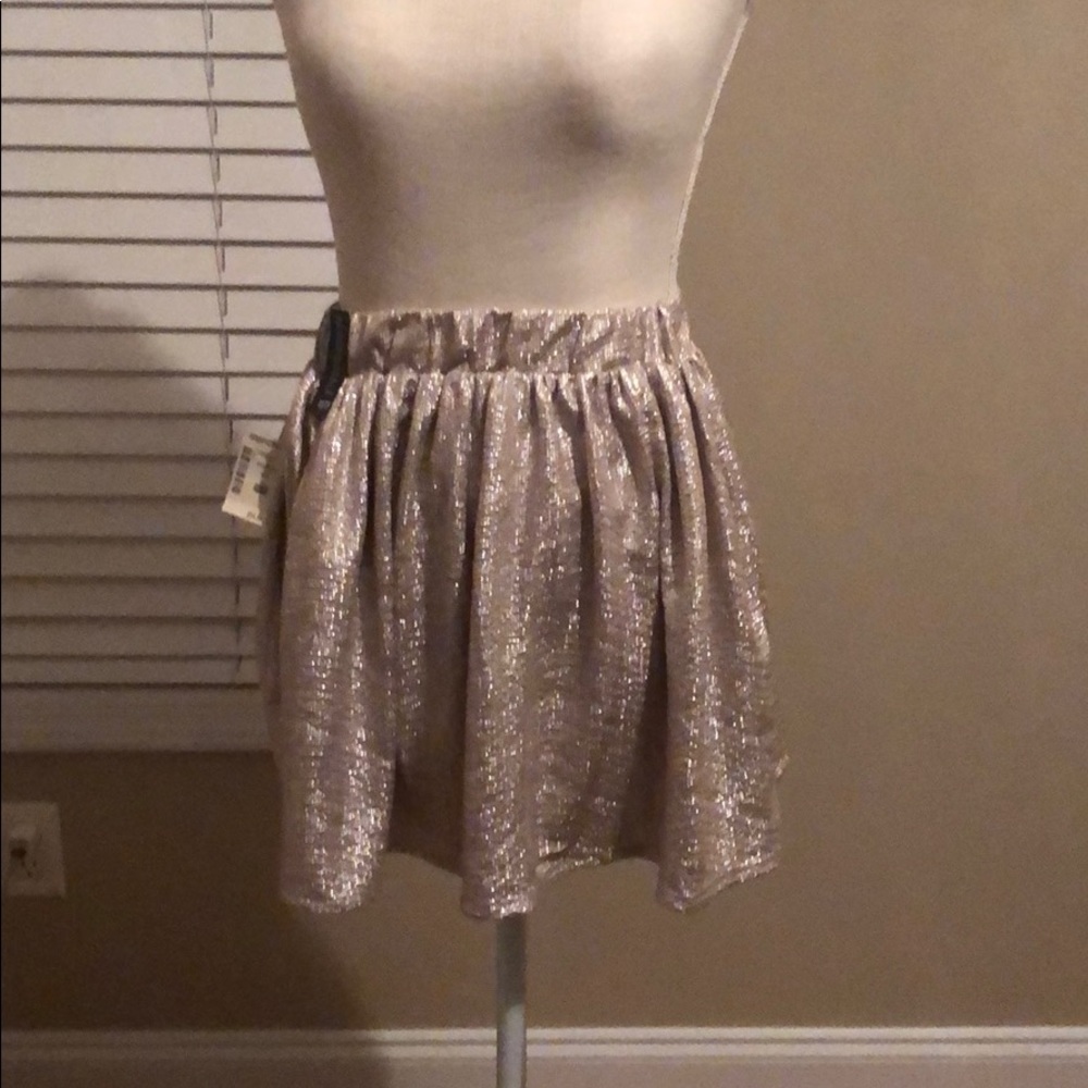 Gold skirt